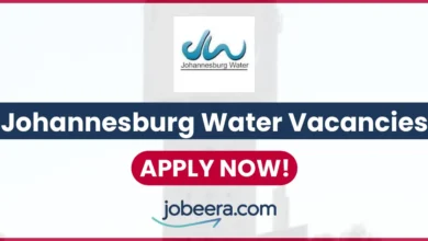 Johannesburg Water Vacancies