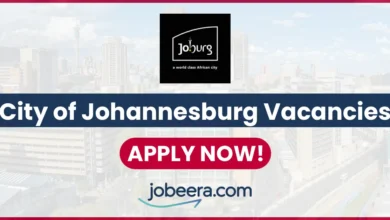 city of Johannesburg vacancies